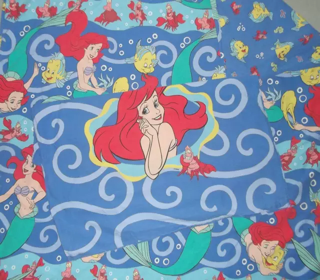 Arielle Kinder-Bettwäsche Disney Little Mermaid Bedding Duvet Petit Sirene 90s