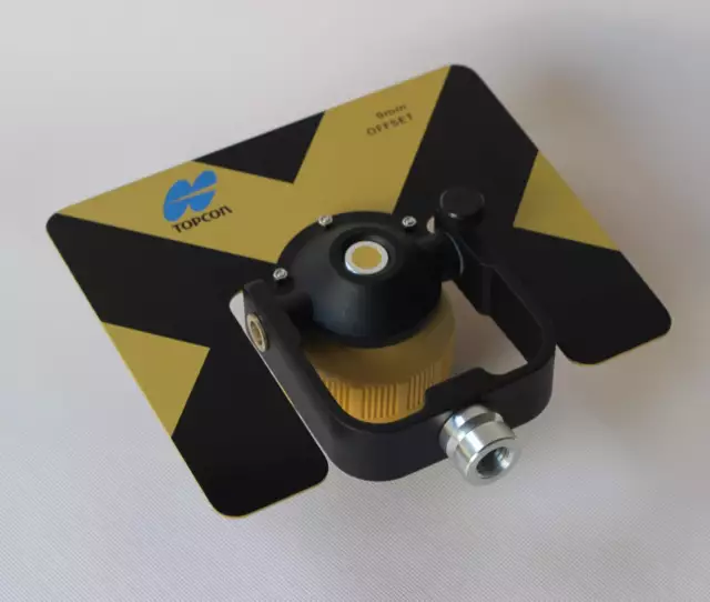 NEW Yellow Metal SINGLE PRISM FOR TOPCON/SOKKIA/NIKON/PENTAX total stations