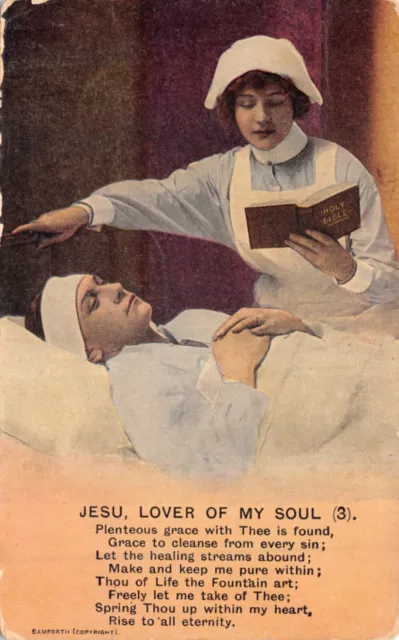 Bamforth Song Postcard Jesu Lover Of My Soul No 3 Unused  Gd P