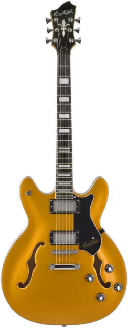 HAGSTROM Viking, Justin York, Taylor York, Gold Metallic, E-Gitarre