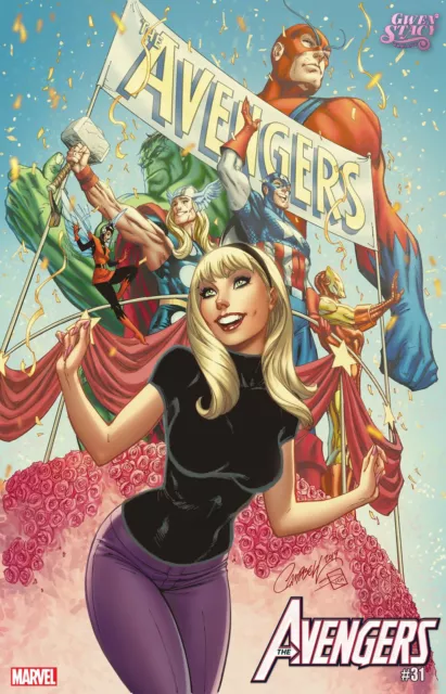 AVENGERS 31 v7 2020 J SCOTT CAMPBELL GWEN STACY VARIANT NM
