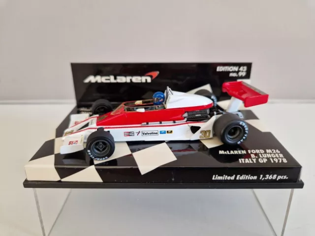 Minichamps 1/43 McLaren Ford M26 B. Lunger – GP Italien 1978 – 530784330