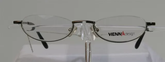 VIENNA DESIGN UN 183-03 Braun Brille Brillengestell Damen Herren HalbRand NEU