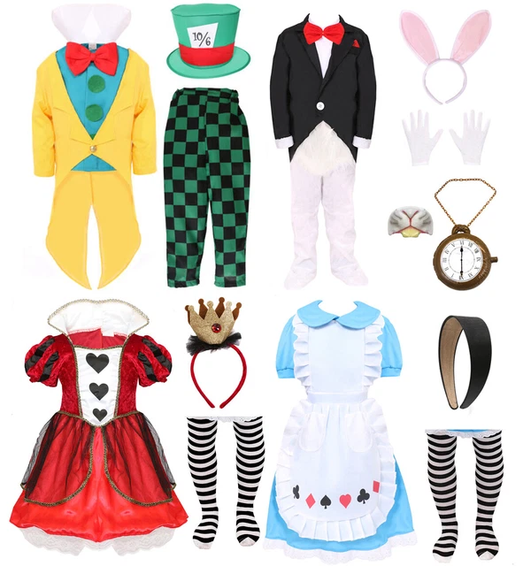 Ladies Alice In Wonderland Costume Fairy Tale Book Week Fancy Dress Costume main image 0
