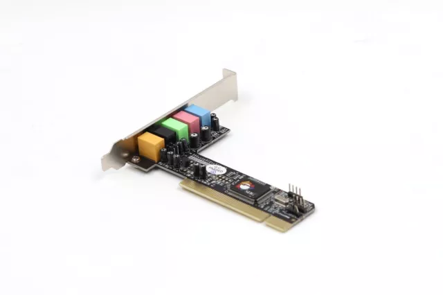 Tarjeta adaptadora de audio 3D de sonido SIIG ATF3711X PCI PCI P/N: PM28738-3X2A probada funcionando