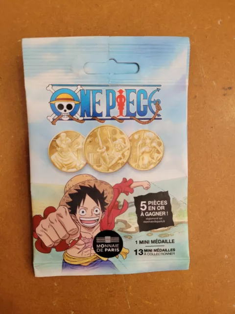 Médailles collector ONE PIECE réalisées par la Monnaie de Paris