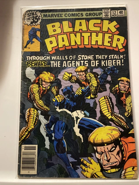 BLACK PANTHER #12 (Marvel 1978) LAST JACK KIRBY ISSUE - Fair Condition