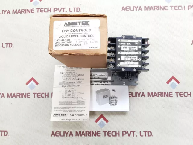 Ametek 1500-c-l1-s7-oc-x liquid level control