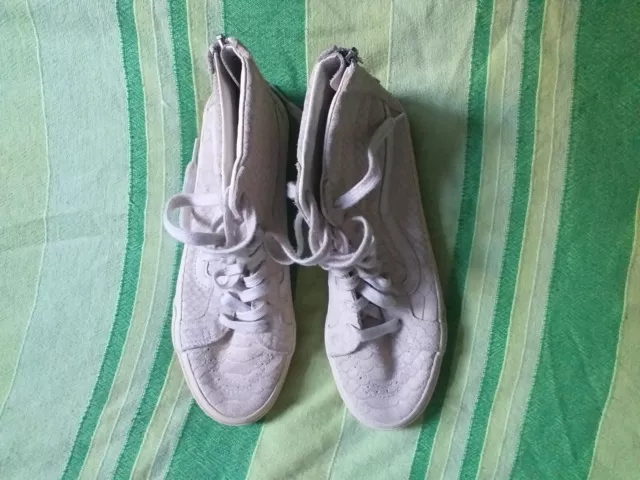 Snakeskin high top vans 2025