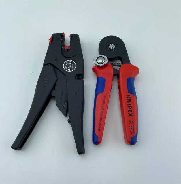 Knipex Abisolierzange, Crimpzange, Adernhülsenzange 97 53 14 Isolierzange