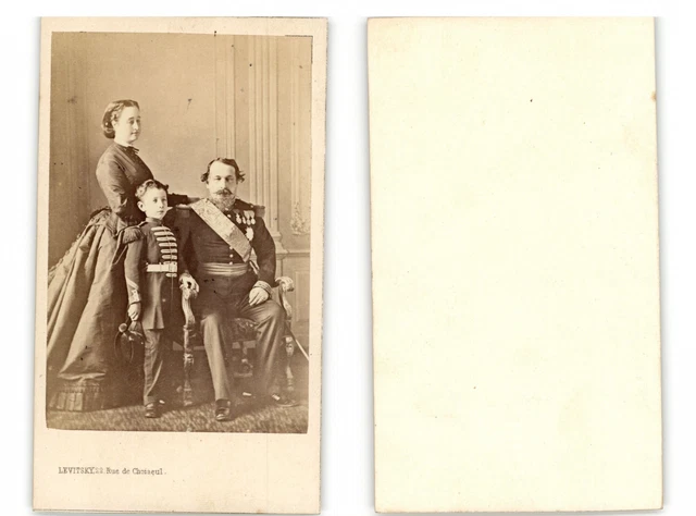 FLAMANT, PARIS, MORT de Napoléon III Vintage cdv albumen print. EUR 79,00 - FR