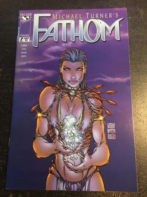 Fathom#7 Incredible Condition 9.2(1999) Micheal Turner Story And Art!!