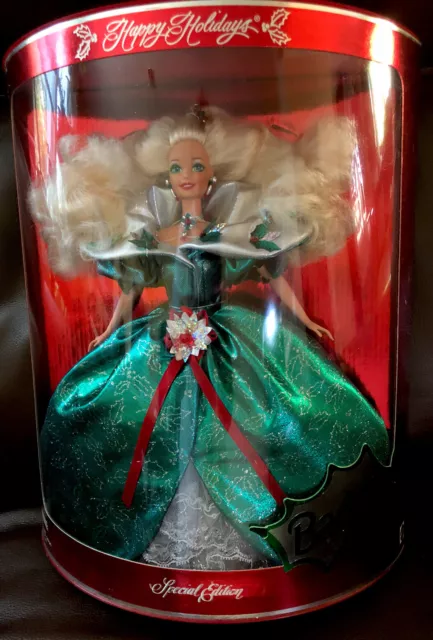 VINTAGE MATTEL 1995 Hallmark Happy Holidays Special Edition Barbie