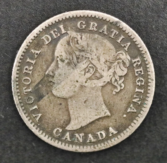 1958 10 Cents Canada Coin .925 Sterling Silver Dime
