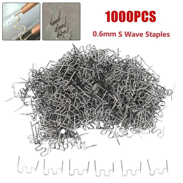 1000pcs Onda Caldo Graffette Pre Taglio 0.6mm Plastica Riparazione Kit Saldatori