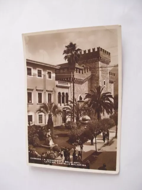 Massa Carrara Accademia di Belle Arti lato del Castello Malaspina - sp f g 1934