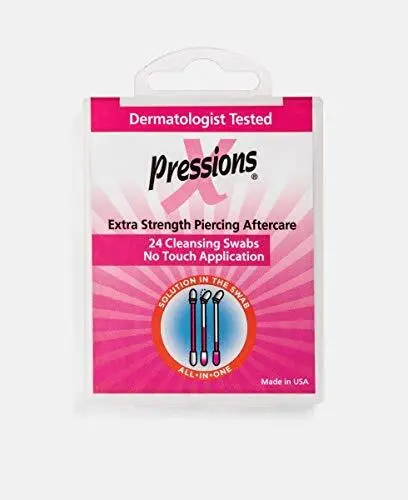 X-Pressions Extra Strength Piercing Aftercare Swabs Antiseptic Swabs for Oral...