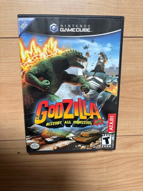 Godzilla Gamecube Roster GODZILLA DESTROY ALL Monsters Melee Nintendo GameCube Komplett CIB Near ...