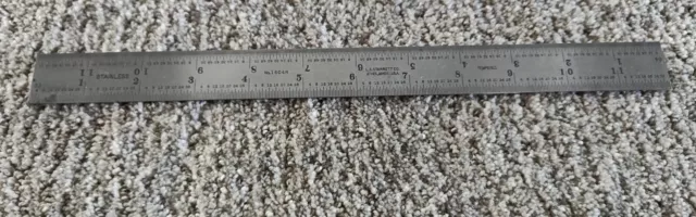 Starrett Stainless Steel Rule 12"