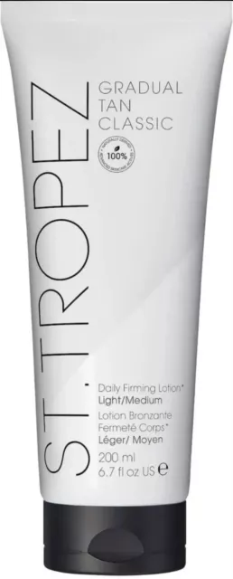 St Tropez Gradual Tan Classic Light To Medium Vegan Lotion 200ml Free P&P