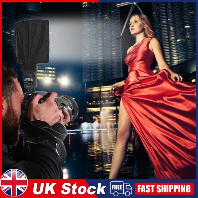 Foldable Photo Flash Softbox Reflector for Studio Photography Flash Speedlight