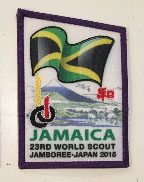 2019 2015 23RD World Scout Jamboree JAMAICA Contingent badge