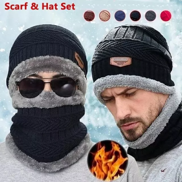 Bonnet echarpe chapeau cache nez cou polaire ski foulard show board sport hiver