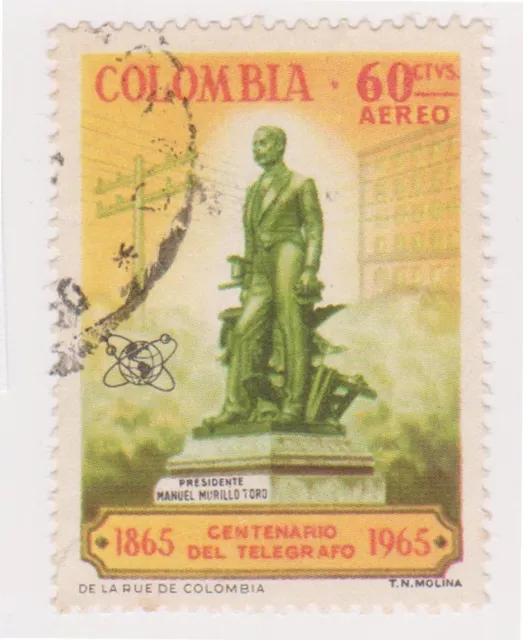 (COA-241) 1965 Colombia 60c air telegraph (S)