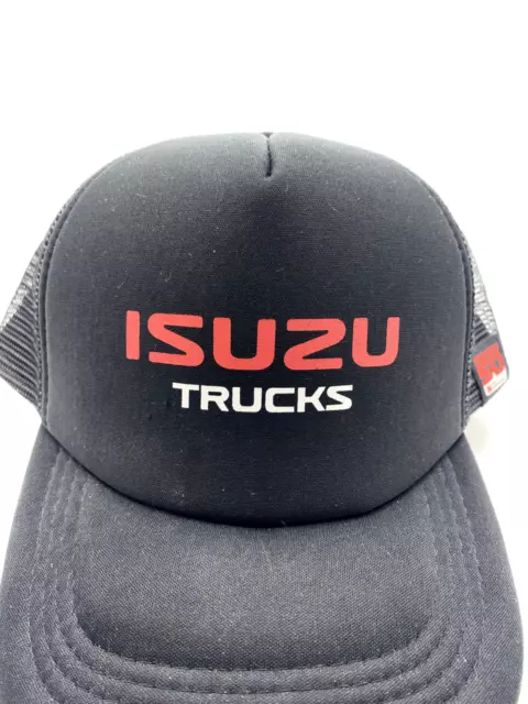 ISUZU Trucks Cap/Truckers Hat One Size Black SnapBack Mesh/Adjustable Automotive