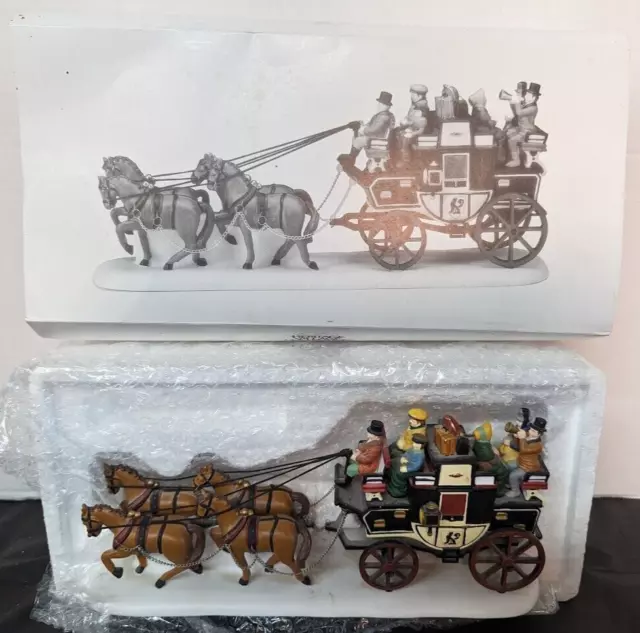 DEPT 56 HERITAGE DICKENS VILLAGE "HOLIDAY COACH" #5561-1 Boxed Retired