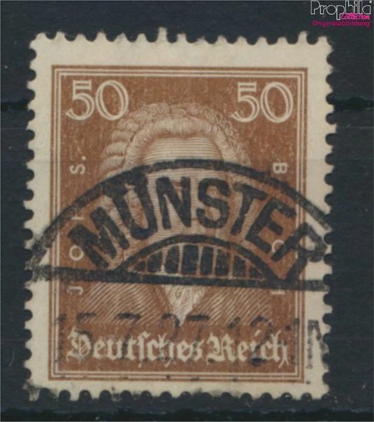 Allemand Empire 396 oblitéré 1926 Johann s. bach (9680251