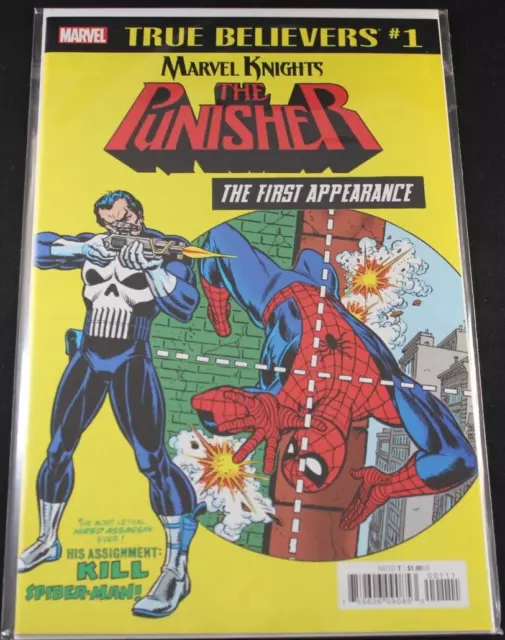 True Believers Reprint Amazing Spiderman 129 Punisher 1st Appearance Comic NM-