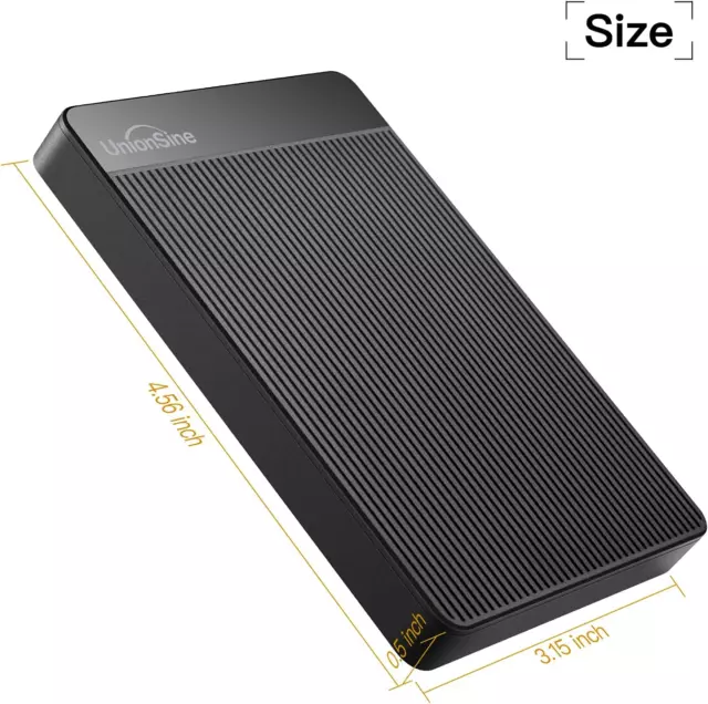 Disque Dur Externe SSD Portable USB 3.0 5To Ultra-Mince 2.5" Stockage HDD PS4