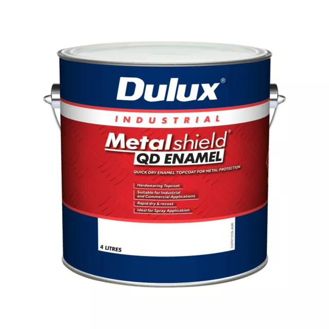 DULUX  1 litre indu metal-shield top coat steel QD ENAMEL MIX COLORS  paint