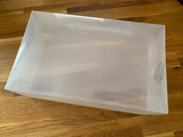 Caraselle Direct - Clear, Transparent & Stackable Plastic Shoe Boxes x 23