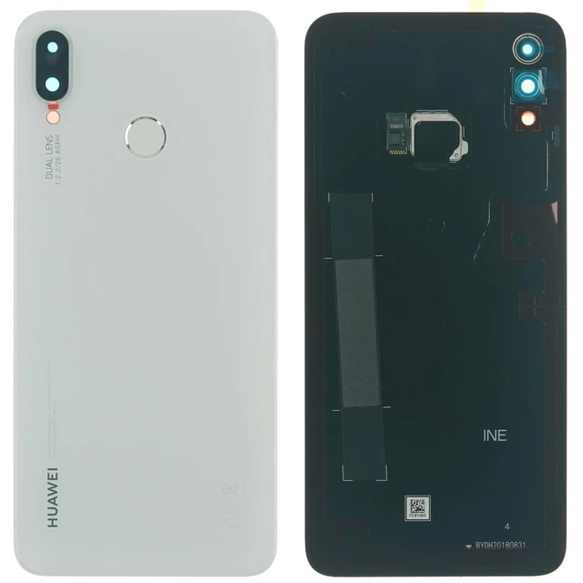 Huawei P Smart + Coque Arrière Boîtier D Lentille de la Caméra Pearl Blanc