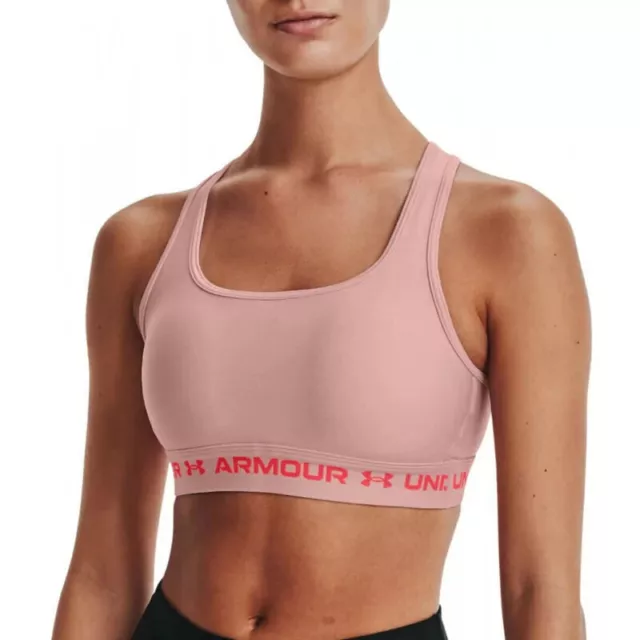Reggiseno sportivo Under Armour UA donna crossback rosa erica donna 1361036