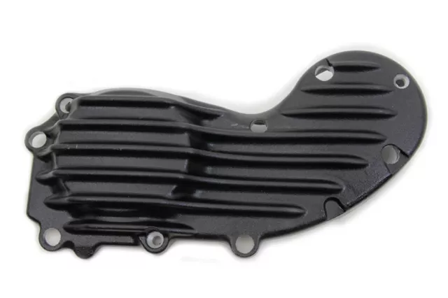 Old School Black Cast Ribbed Finned Cam Cover For Harley Sportster Xl 1991-2015 2