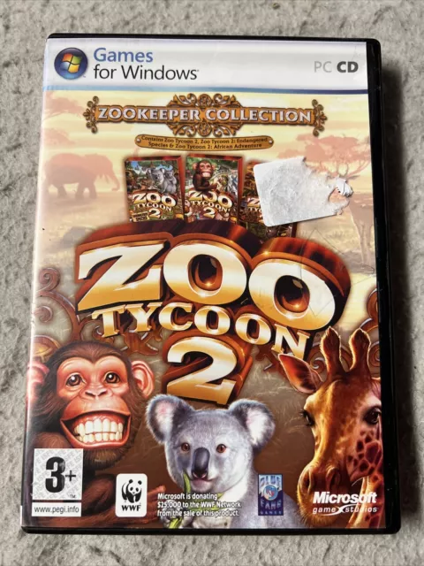 Zoo Tycoon Windows PC *DISC 2 ONLY* DISC IN GOOD CONDITION !! 882224278034