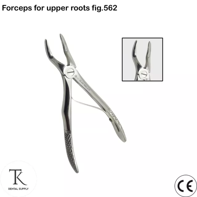 Dentaire Tooth Extraction Daviers pour Enfants Forceps for Upper Roots Fig. 562