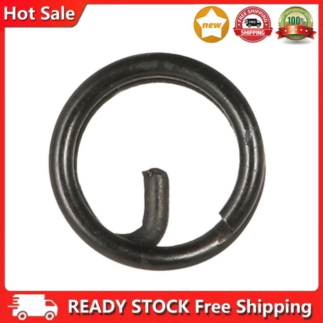 30/50/100pcs Carp Fishing Round Rig Dual Layer O Ring Quick Change Bait Tackle