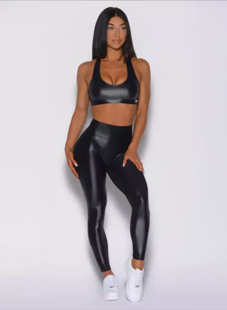 BOMBSHELL SPORTSWEAR Toggle Leggings Black XL EUC Athleisure Sexy SOLD OUT  $89