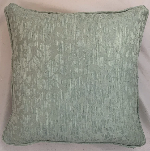LAURA ASHLEY THEA Eau de Nil fabric Cushion Cover 11in x 11in Square New £10.79 - UK
