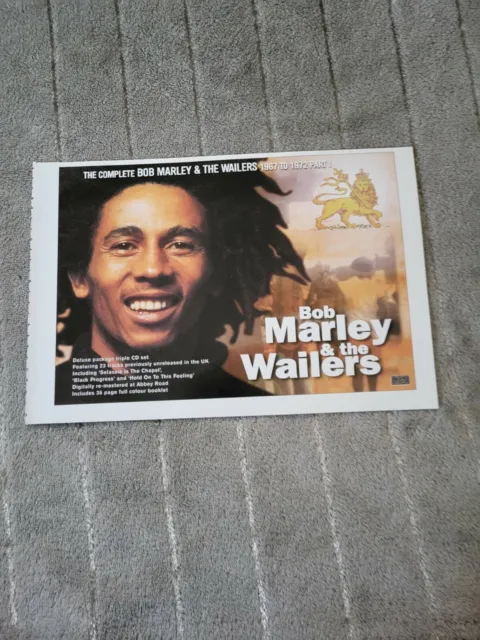 Tpqm13 Advert 5X8 The Complete Bob Marley & The Wailers 1967-1072 Part I