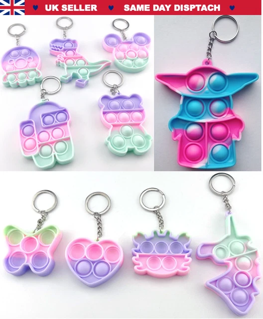 Chameleon Push Pop Fidget Toy - Silicone Sensory Popper For Stress Relief