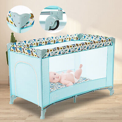 Cama de bebé portátil plegable Travel Sleeping Crib cama de conducción cuna
