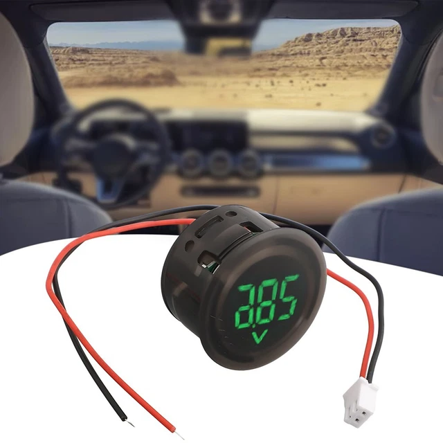Voltmetro Digitale LED DC 5-48V Per Pannello – Moto Auto, CYNST, 16g