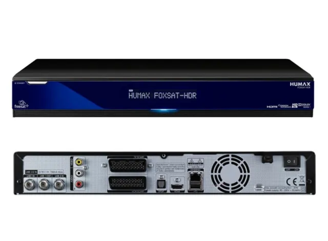 Humax FOXSAT-HDR 1TB 1000GB HDD Twin Tuner Freesat HD PVR Recorder 1YR WARRANTY