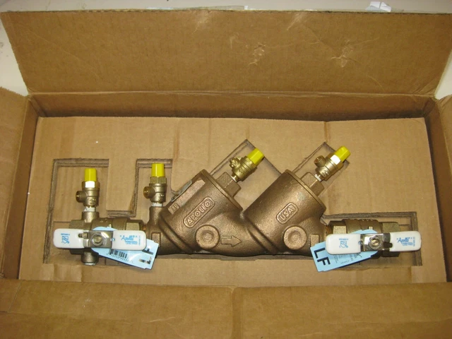 Apollo 1" Backflow Preventer, Dclf4 Double Check Valve, 4Alf-105-A - New