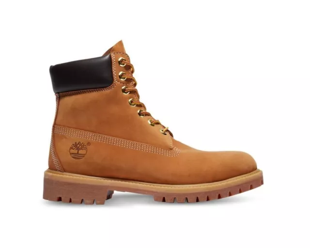 Timberland Mens 6-Inch Premium Rust Nubuck Waterproof Boots